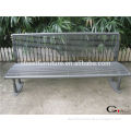 ISO certified 1.5 M patio bench metal seat